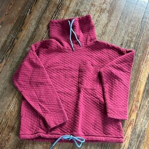 United by blue funnel neck quilted sweatshirt